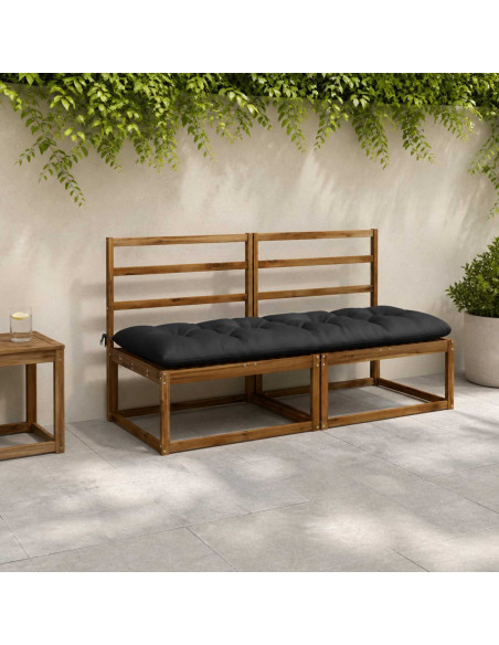 Cuscino per panchina VIANEN 100% Poliestere Blu Scuro