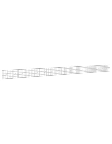 Gabione con Filo da 3,5 mm e Rete da 10x10 cm 850x10x50 cm