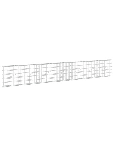 Gabione con Filo da 3,5 mm e Rete da 10x10 cm 350x10x50 cm