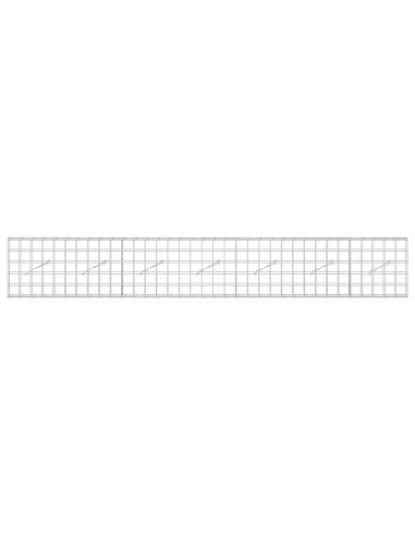 Gabione con Filo da 3,5 mm e Rete da 10x10 cm 350x10x50 cm