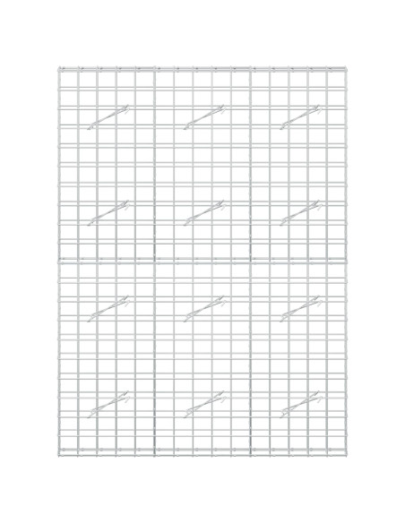 Gabione con Filo da 3,5 mm e Rete da 10x10 cm 150x10x200 cm