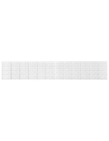 Gabione con Filo da 3,5 mm e Rete da 10x10 cm 1200x10x200 cm