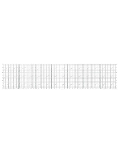 Gabione con Filo da 3,5 mm e Rete da 10x10 cm 700x10x150 cm