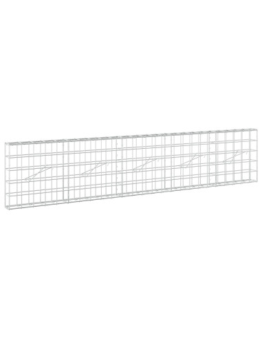 Gabione con Filo da 3,5 mm e Rete da 10x10 cm 250x10x50 cm