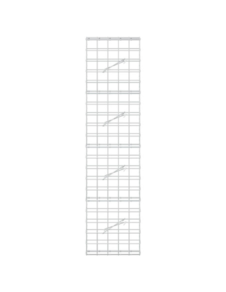 Gabione con Filo da 3,5 mm e Rete da 10x10 cm 50x10x200 cm