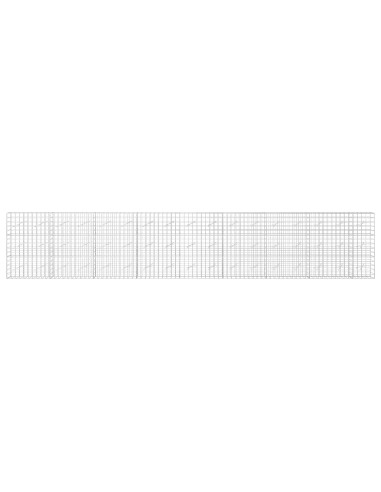 Gabione con Filo da 3,5 mm e Rete da 10x10 cm 850x10x150 cm