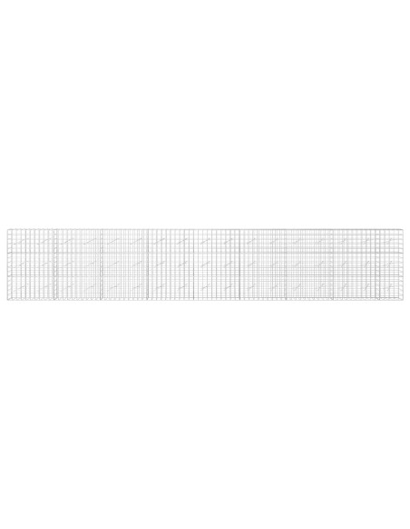 Gabione con Filo da 3,5 mm e Rete da 10x10 cm 850x10x150 cm