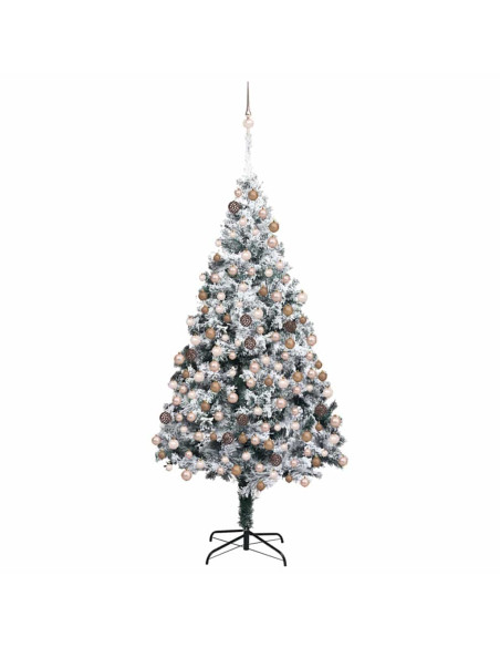 Albero di Natale artificiale con 300 LED Bianco 180 cm