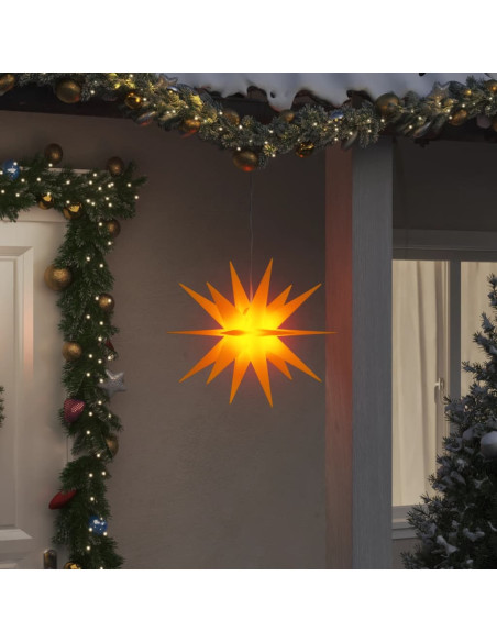 Luce di Natale con LED Pieghevole Gialla 43 cm