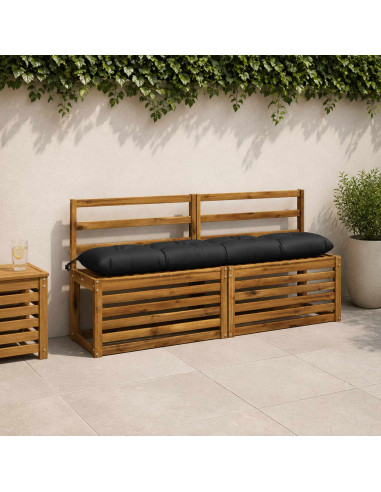 Cuscini per Panchina VIANEN 2 pz 100% Poliestere Blu Scuro