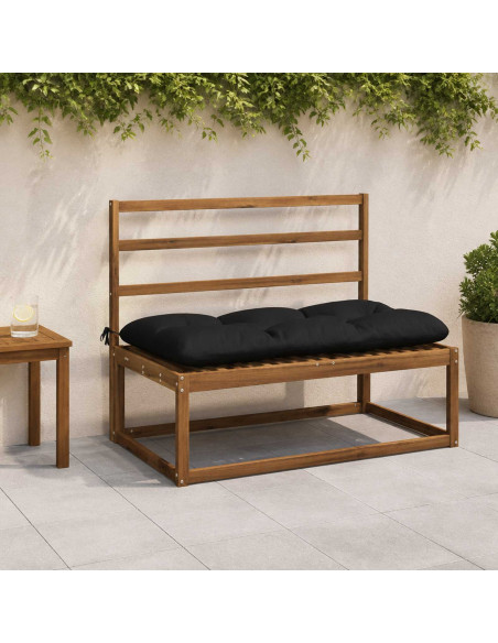 Cuscini per Panchina VIANEN 2 pz 100% Poliestere Nero