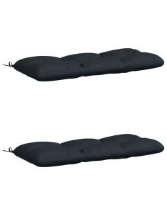 Cuscini per Panchina VIANEN 2 pz 100% Poliestere Blu Scuro 2