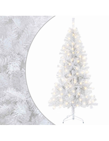 Albero di Natale Artificiale con Rami Pieghevoli 180 cm 300 LED