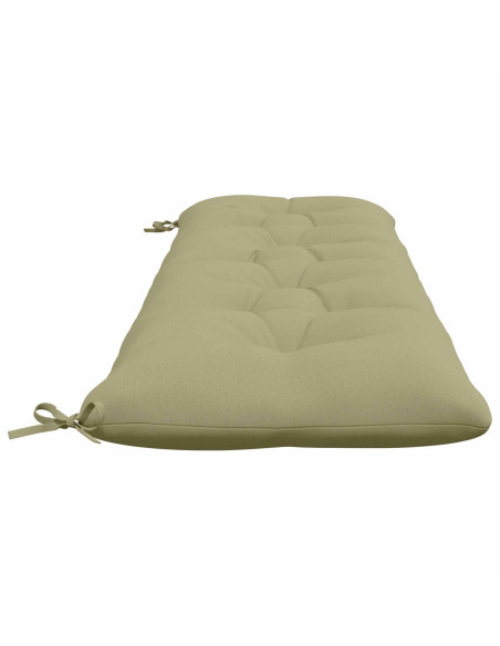 Cuscini per Panchina VIANEN 2 pz 100% Poliestere Verde chiaro