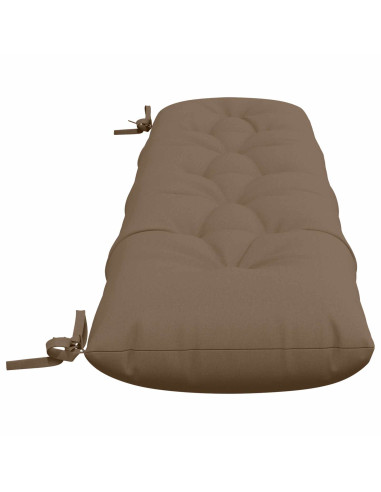 Cuscini per Panchina VIANEN 2 pz 100% Poliestere Tortora