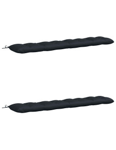 Cuscini per Panchina VIANEN 2 pz 100% Poliestere Blu Scuro 2