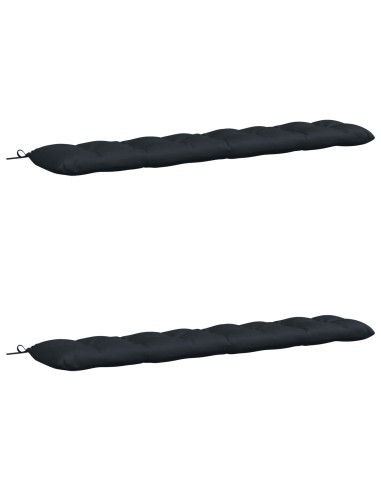 Cuscini per Panchina VIANEN 2 pz 100% Poliestere Blu Scuro