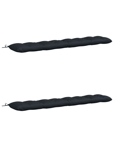 Cuscini per Panchina VIANEN 2 pz 100% Poliestere Blu Scuro