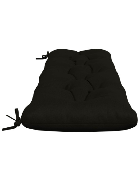Cuscini per Panchina VIANEN 2 pz 100% Poliestere Nero