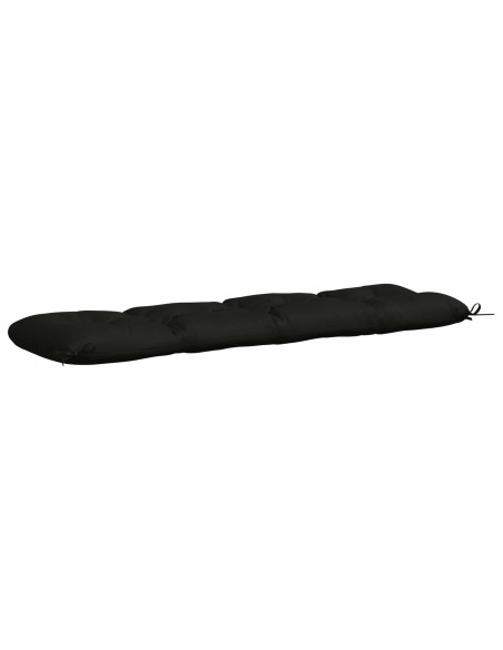 Cuscini per Panchina VIANEN 2 pz 100% Poliestere Nero