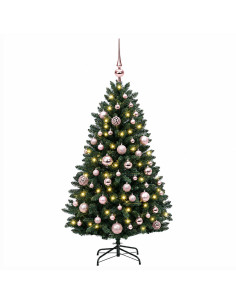Albero di Natale artificiale verde medio con palline 270 cm 2