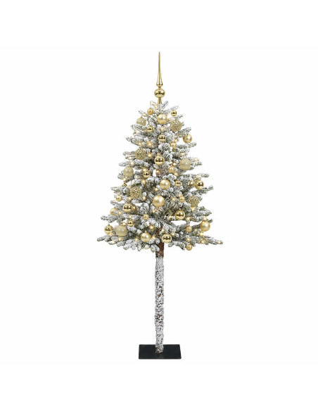 Albero di Natale Artificiale con Palline 120 cm 150 LED