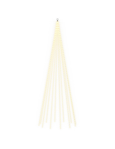 Luci per albero di Natale con picchetti e asta per bandiera
