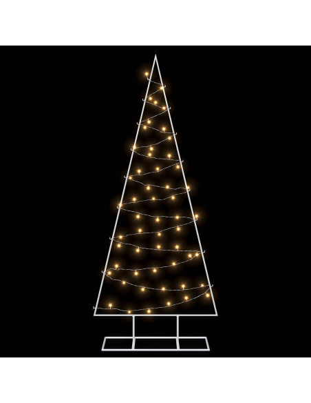 Albero di Natale in metallo con LED KUOPIO 150 cm Bianco caldo