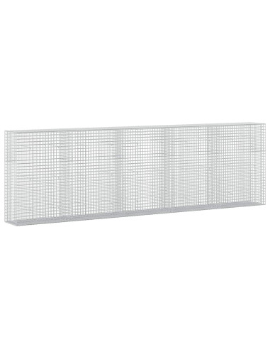 Gabione con filo da 5 mm e rete da 5x5 cm 500x50x150 cm