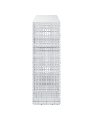 Gabione con filo da 5 mm e rete da 5x5 cm 500x50x150 cm