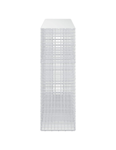 Gabione con filo da 5 mm e rete da 5x5 cm 500x50x150 cm