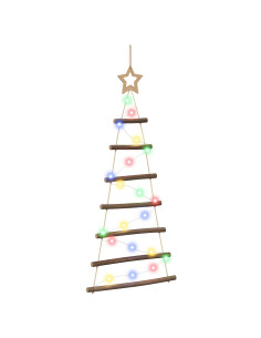 Albero di Natale appeso 90 cm 30 LED Multicolore 2
