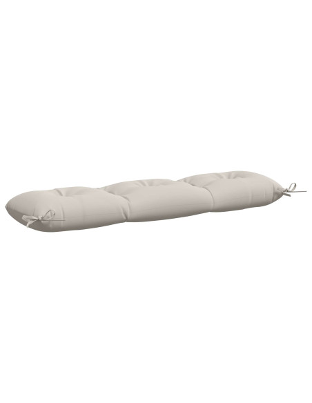 Cuscini per Panchina VIANEN 2 pz 100% Poliestere Bianco