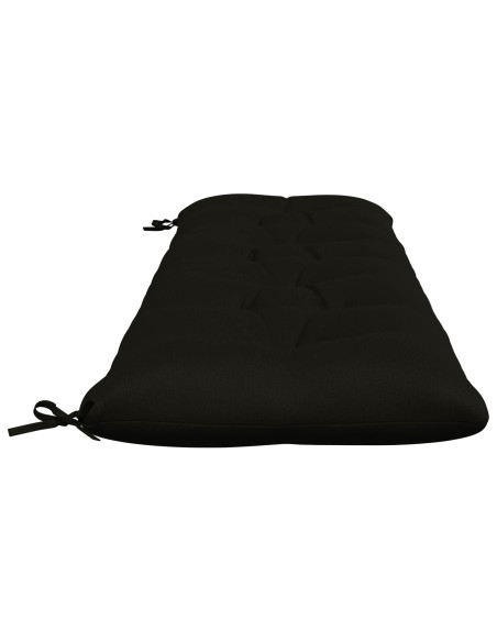 Cuscini per Panchina VIANEN 2 pz 100% Poliestere Nero