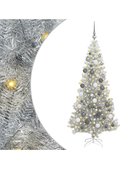 Albero di Natale Argento 180 cm PET