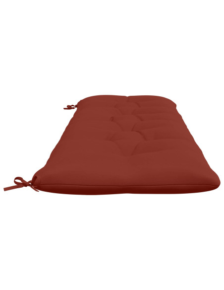 Cuscini per Panchina VIANEN 2 pz 100% Poliestere Rosso