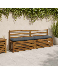 Cuscini per Panchina VIANEN 2 pz 100% Poliestere Blu