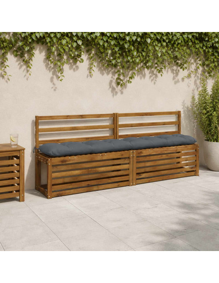 Cuscini per Panchina VIANEN 2 pz 100% Poliestere Blu