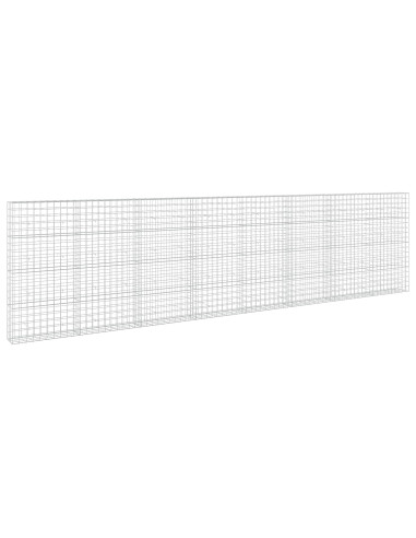 Gabione con filo da 5 mm e rete 10x10 cm 800x30x200 cm