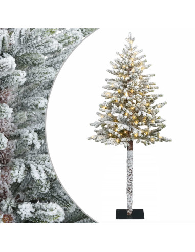 Albero di Natale Artificiale con Rami Pieghevoli 180 cm 300 LED
