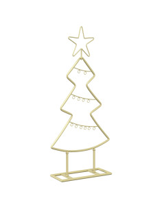 Albero di Natale in metallo con supporto KUOPIO 60 cm Acciaio 2