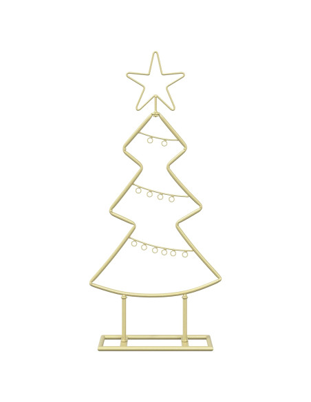 Albero di Natale in metallo con supporto KUOPIO 60 cm Acciaio