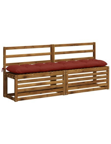 Cuscino per panchina VIANEN 100% Poliestere Rosso