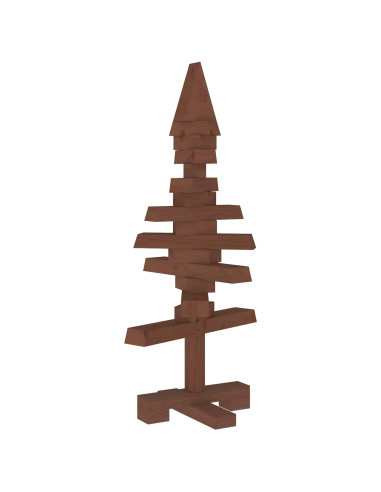 Albero di Natale in legno KOTKA 60 cm Legno Massello di Pino