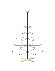 Albero di Natale in Metallo con Supporto KUOPIO 180 cm 2