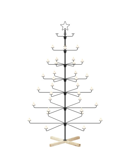Albero di Natale in Metallo con Supporto KUOPIO 180 cm