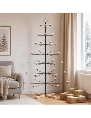 Albero di Natale in Metallo con Supporto KUOPIO 180 cm