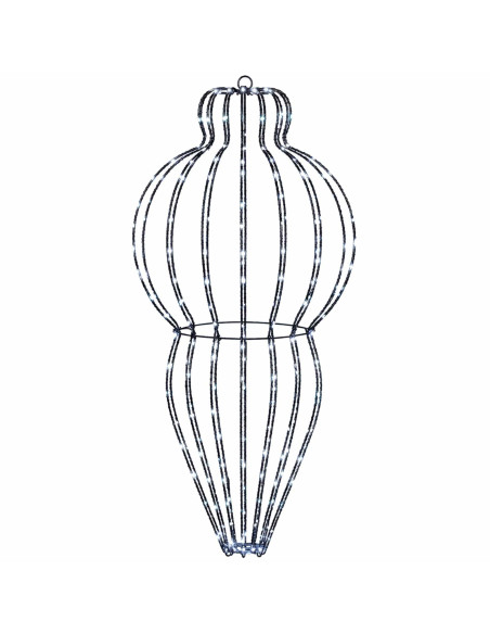 Luce a punta di Natale 320 LED Bianco freddo Diam. 40 x 75 cm