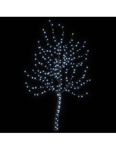 Albero di Natale da parete a LED 150 cm 140 LED Bianco freddo