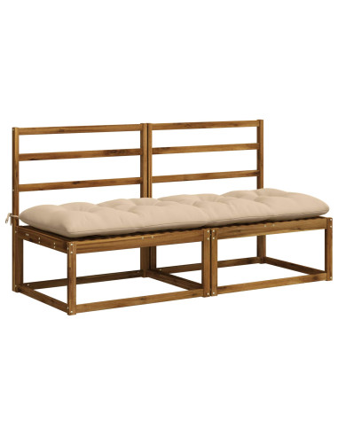 Cuscino per panchina VIANEN 100% Poliestere Crema